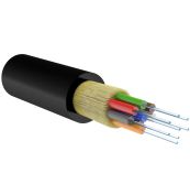 Внутренний оптический кабель 4C (4 волокно), многомод OM3, LSZH, м.